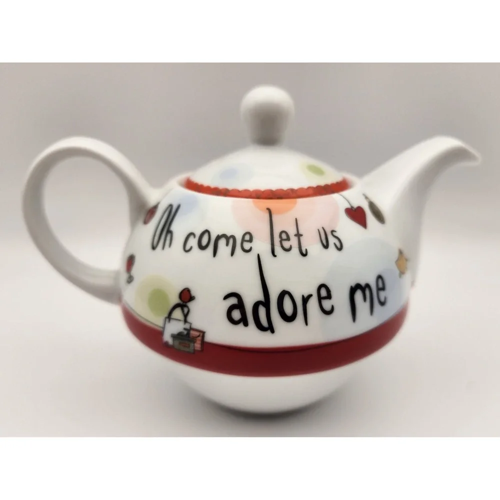 Born To‎ Shop Paper Island Limited 2010 Tea Pot and Cup Set